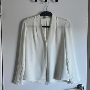 Aritzia Babaton Power Blouse Longsleeve